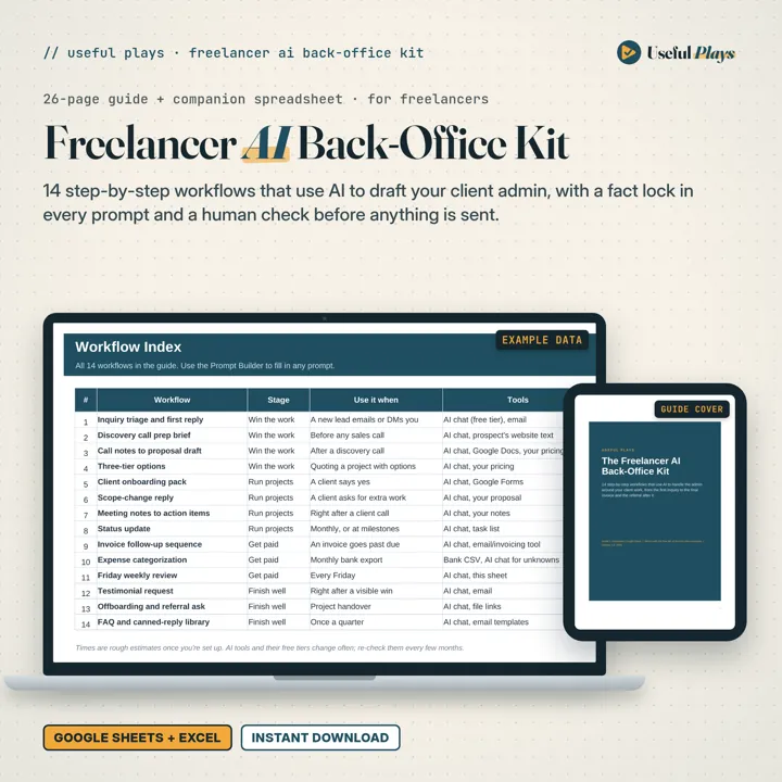 Freelancer AI Back-Office Kit cover