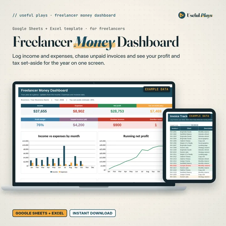 Freelancer Money Dashboard cover